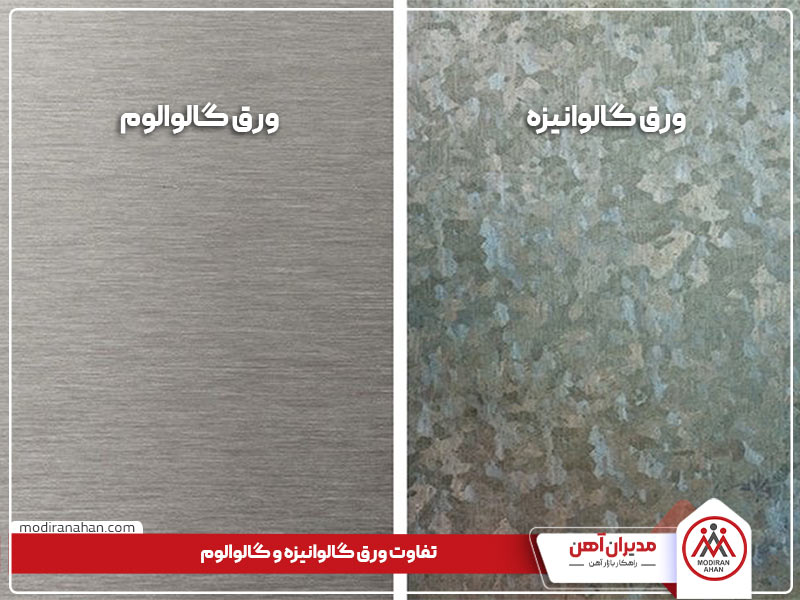 تفاوت ورق گالوانیزه و گالوالوم