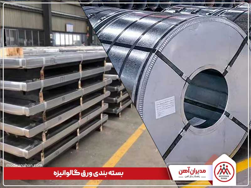 بسته بندی ورق گالوانیزه