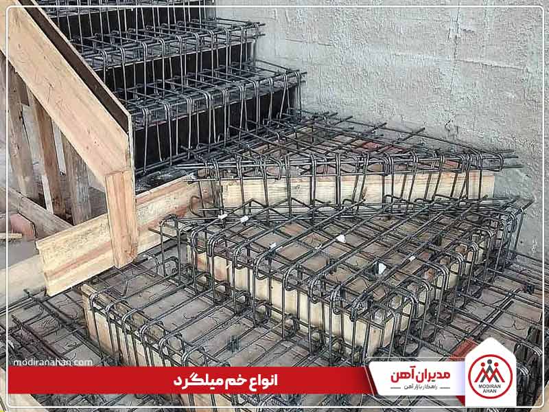 انواع خم میلگرد چیست