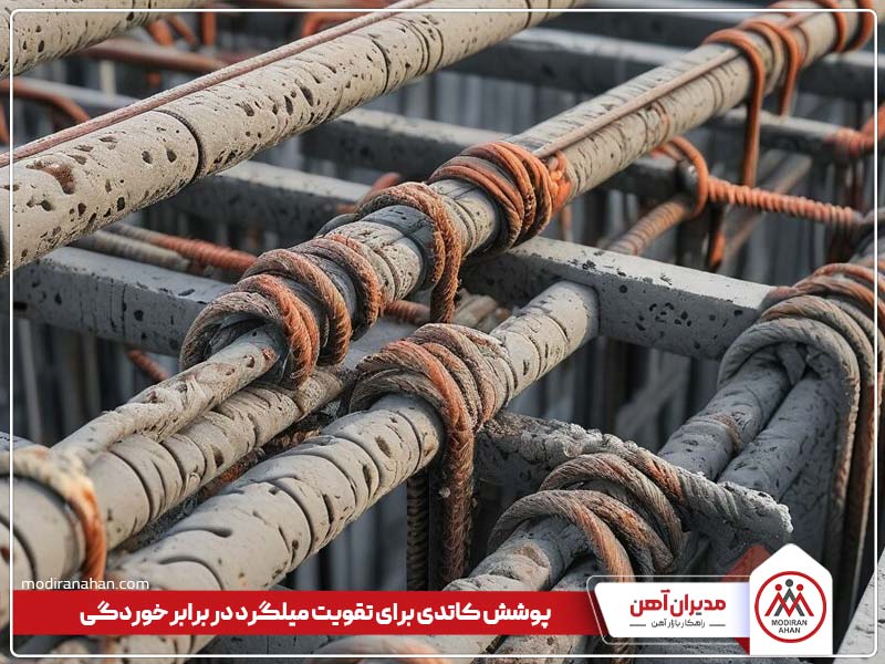 تقویت میلگرد در برابر زنگ زدگی
