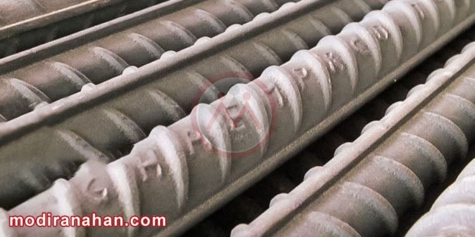 علامت اختصاری میلگرد قائم