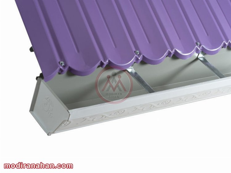 چگونگی اجرای آبرو بر روی سقف شیروانی