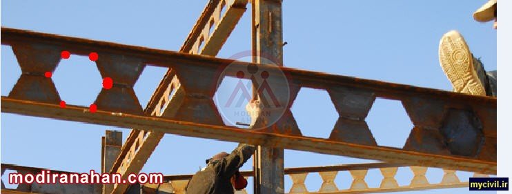 تیرآهن لانه زنبوری