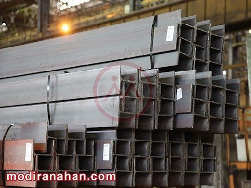 بسته بندی تیرآهن هاش