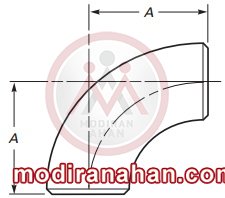 ابعاد زانویی شعاع کوتاه
