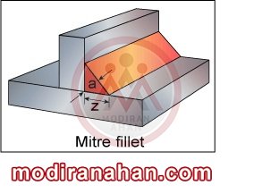 جوش نبشی اریب (فارسی بر)