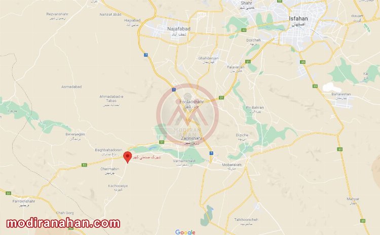 موقعیت کارخانه کچو