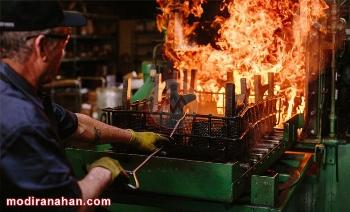 کربن دهی و سخت کاری فولاد چگونه انجام می شود