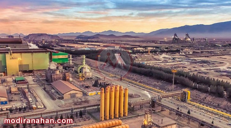 خط تولید ناودانی در کارخانه فولاد شکفته مشهد